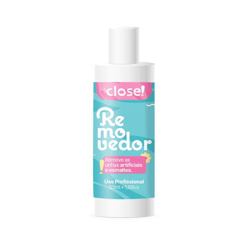 Removedor de Unhas Artificiais e Esmaltes Close! Nails 50mL