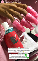 Removedor de Unhas Artificiais e Esmaltes Close! Nails 100mL
