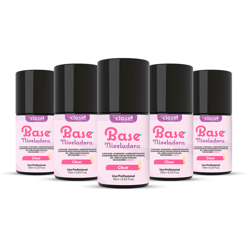 Kit Base Niveladora Clear 10 mL Close! Nails