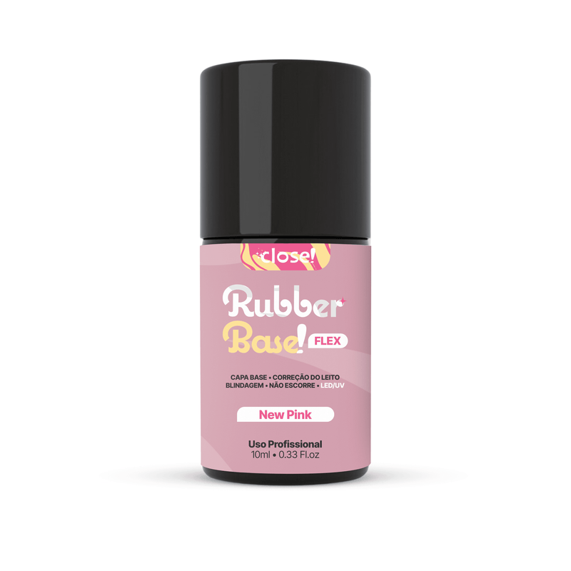 Rubber Base Flex New Pink 10 ml Close! Nails